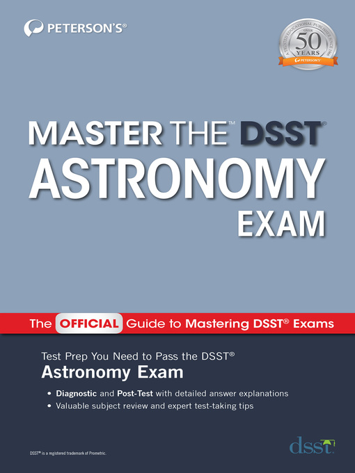 Title details for Master the DSST Astronomy Exam by Peterson's - Available